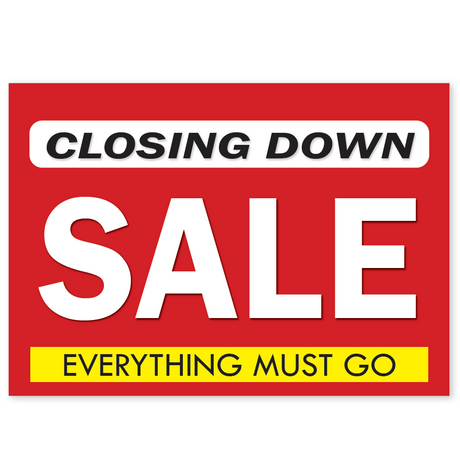 Closing Down Sale