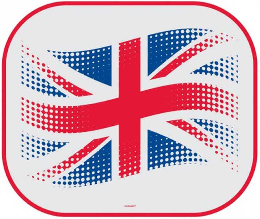 Union Jack Car Sun Shade With Suction Cups 44 x 36cm