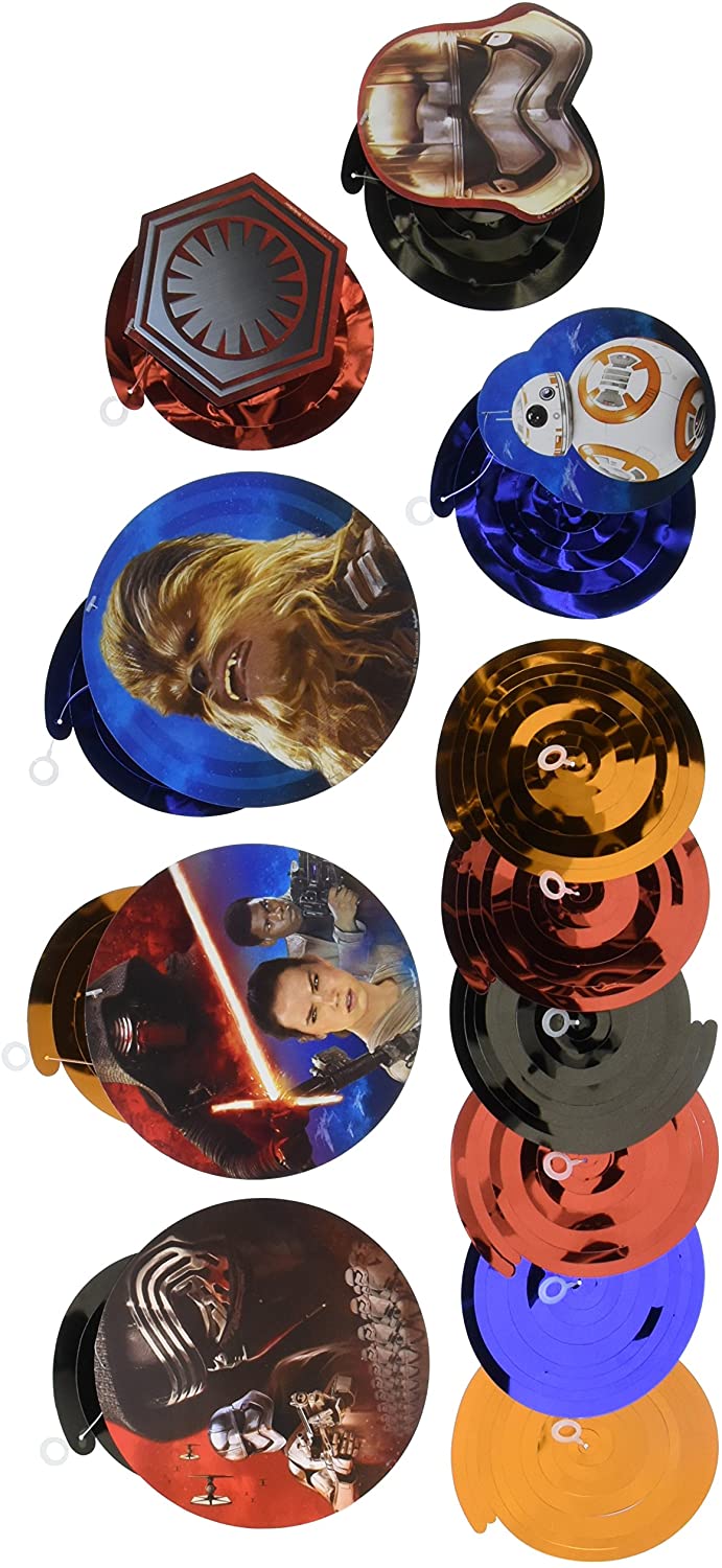 Disney Star Wars Swirl Decorations – 12pcs