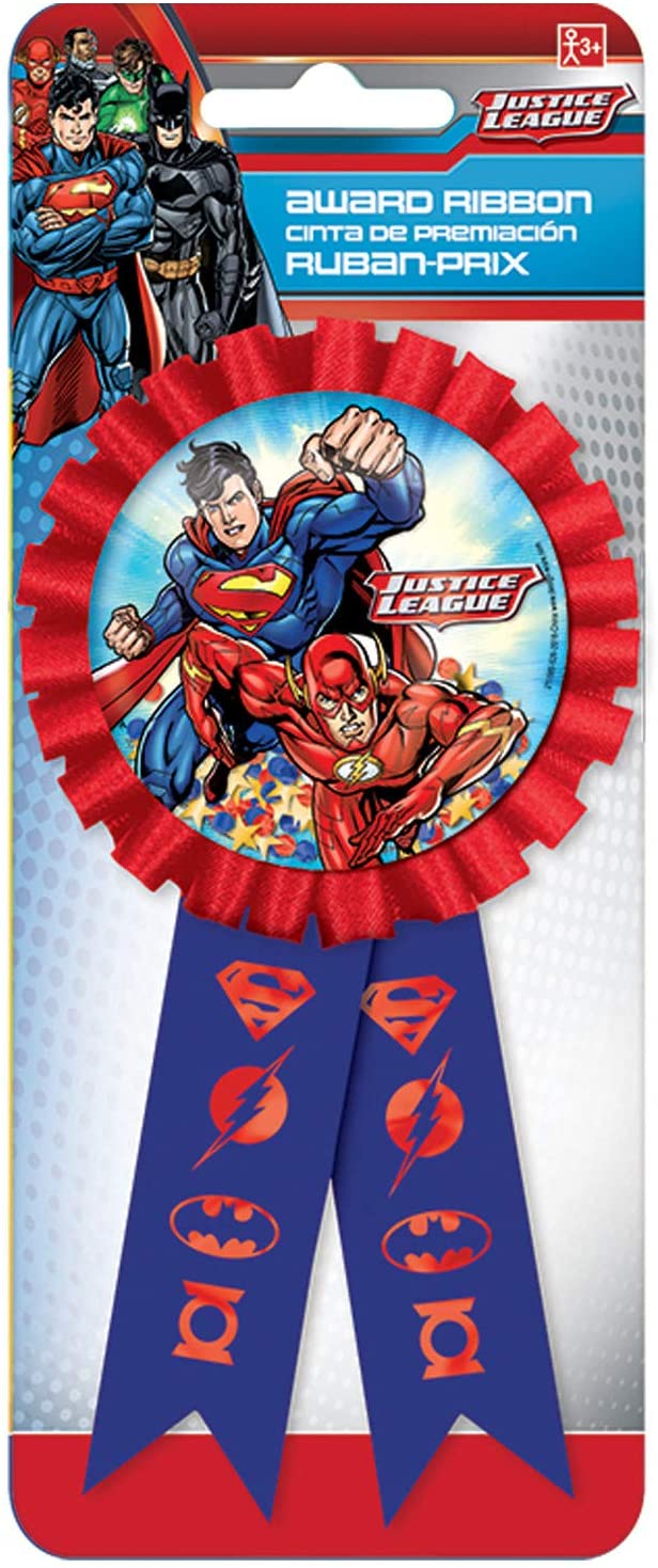 Justice League Confetti Award Ribbons