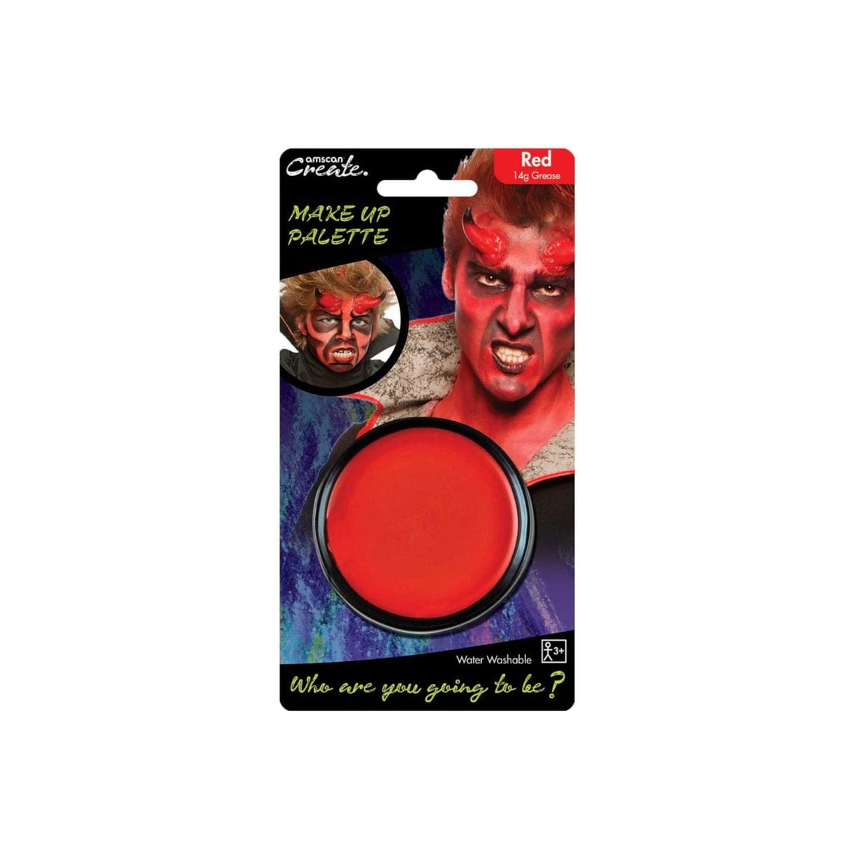 Create Grease Makeup Palette Red Body Paint 14g