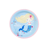 Be a Mermaid Round Paper Plates 8 Pack