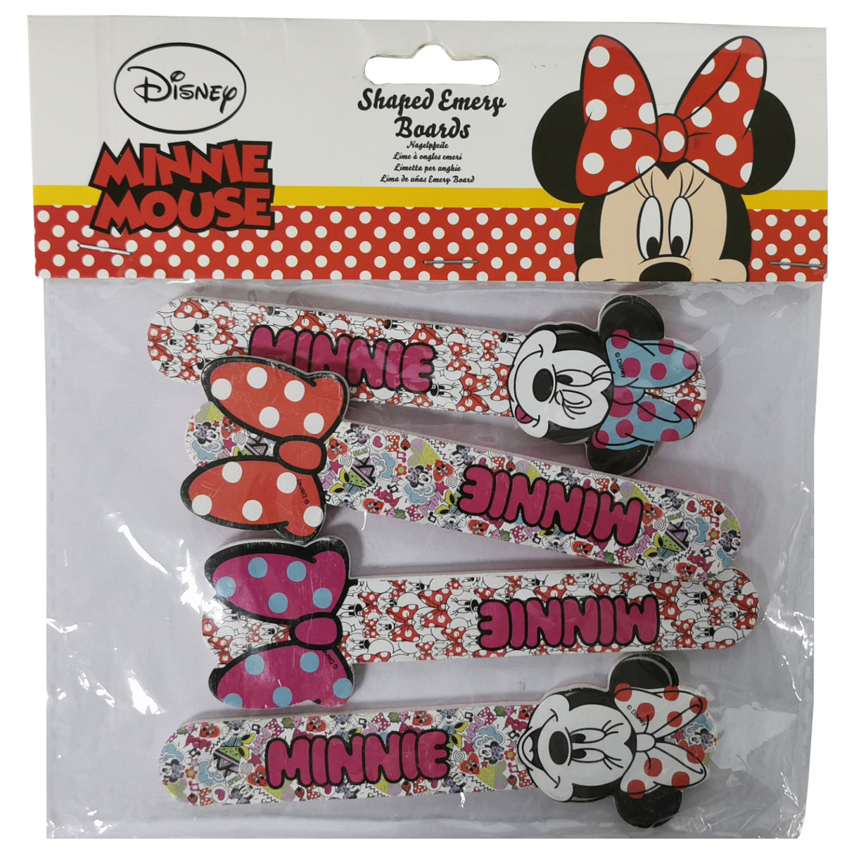 Disney Minnie Mouse Shaped Emery Boards