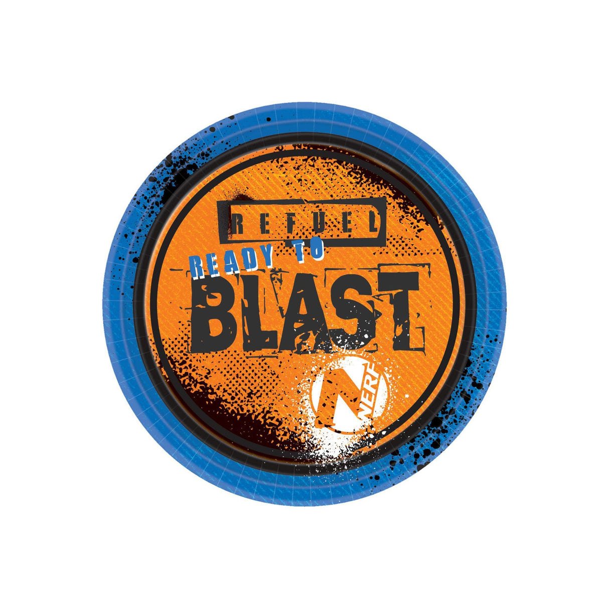 Nerf Blast Paper Plates 8 Pack