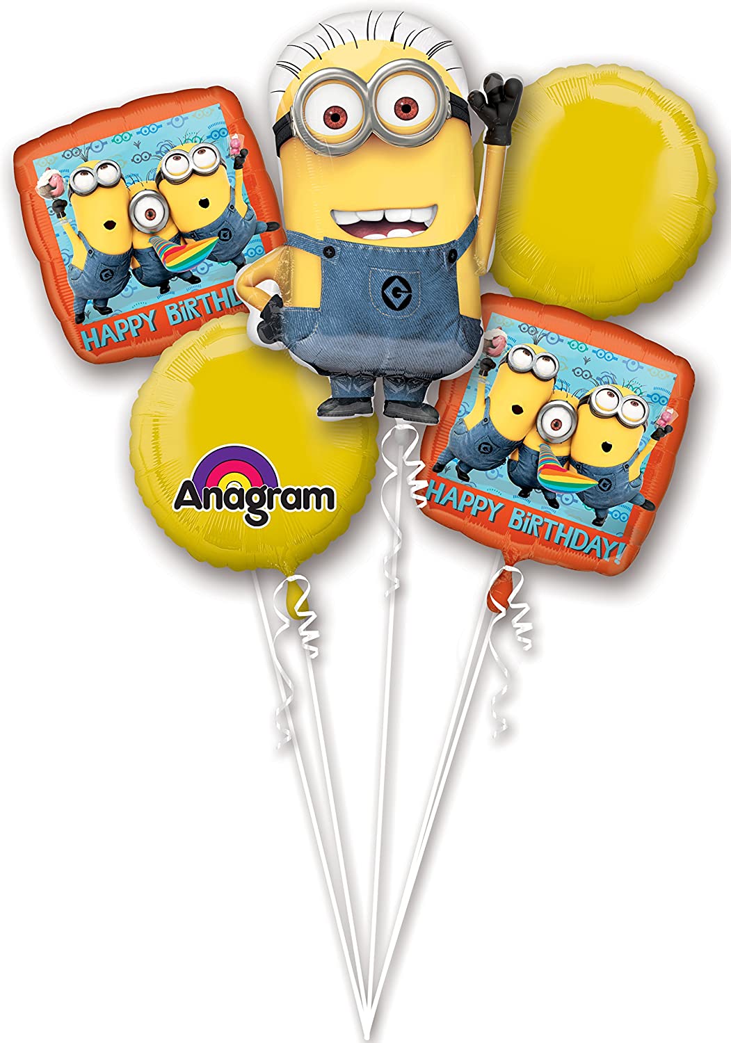 Despicable Me Minions Foil Balloon Bouquet