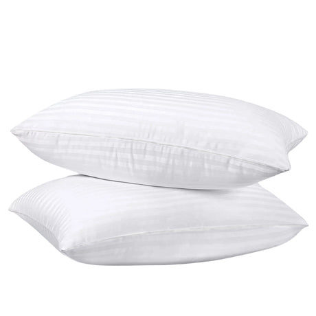 Stripe Hotel Pillow Twin Pack