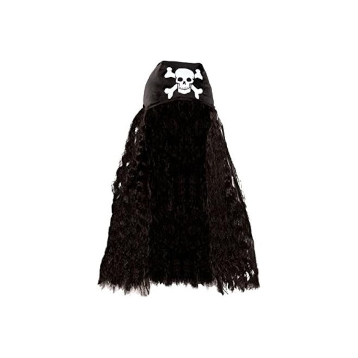 Black Pirate Bandana Wig