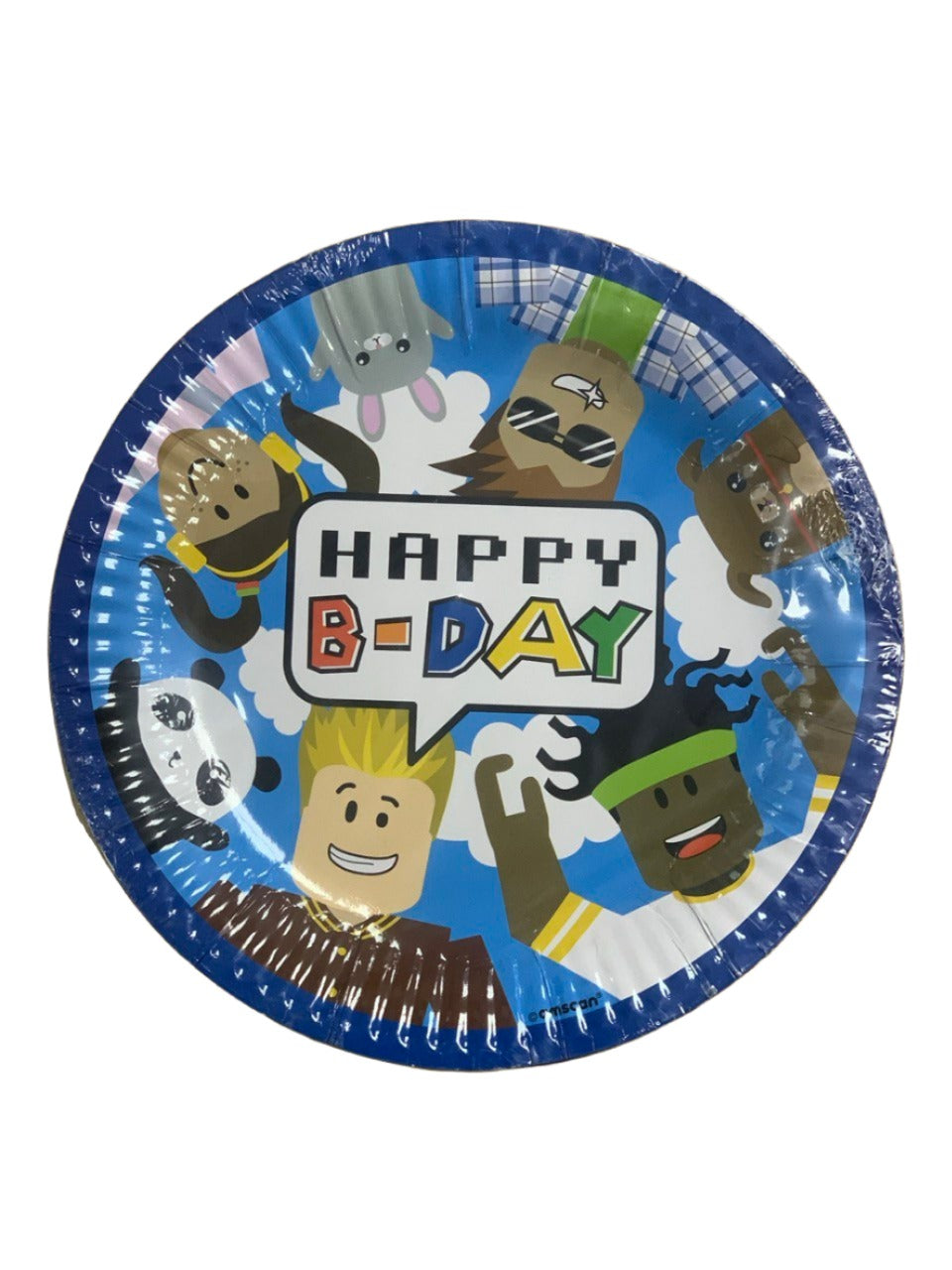 Happy B - Day Paper Plate 8 Pack