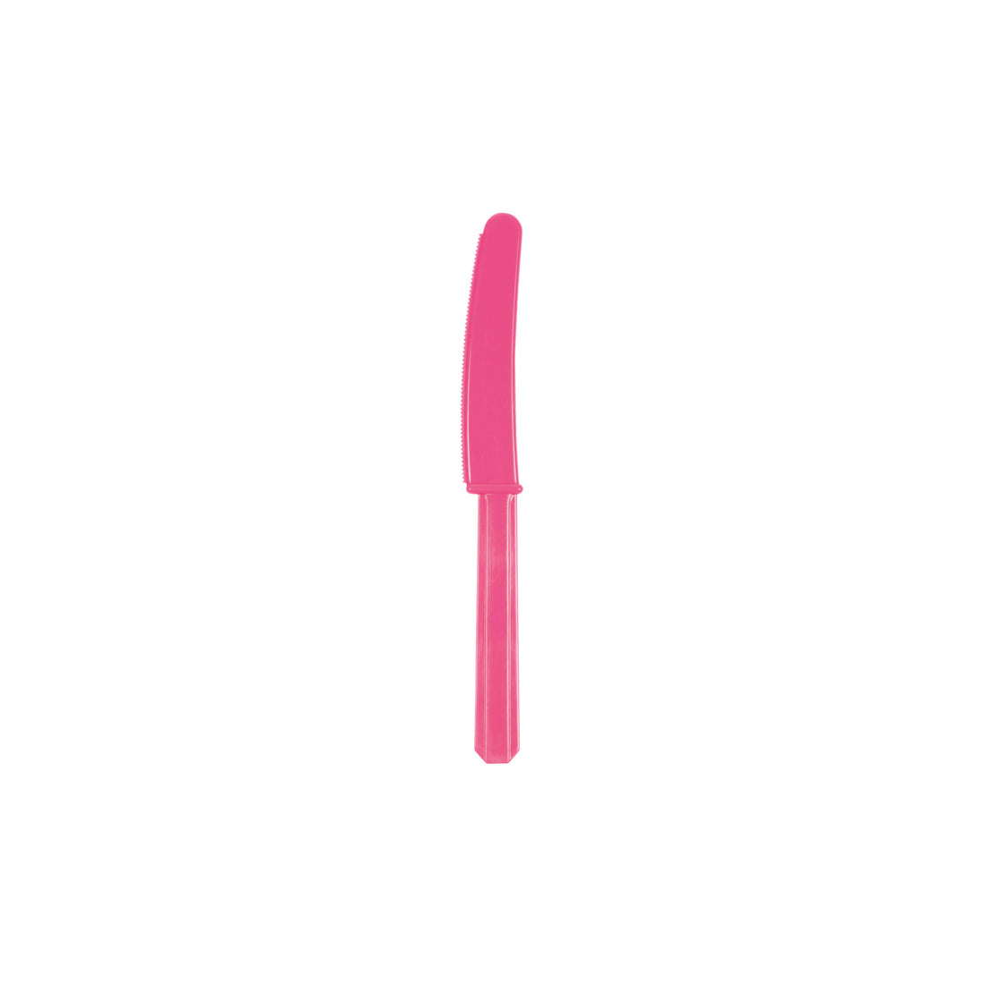 10 Plastic Knives Pink