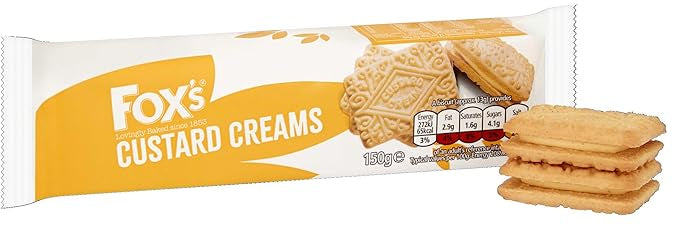 Elkes Custard Creams Biscuits 150g