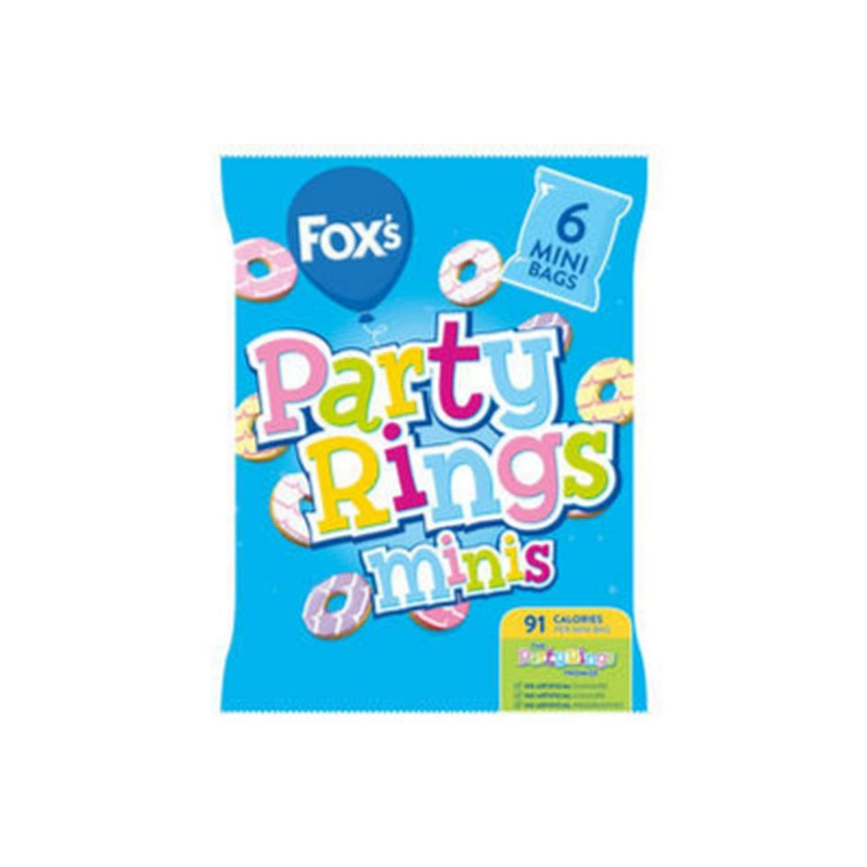 Foxs Party Ring Mini 6pk