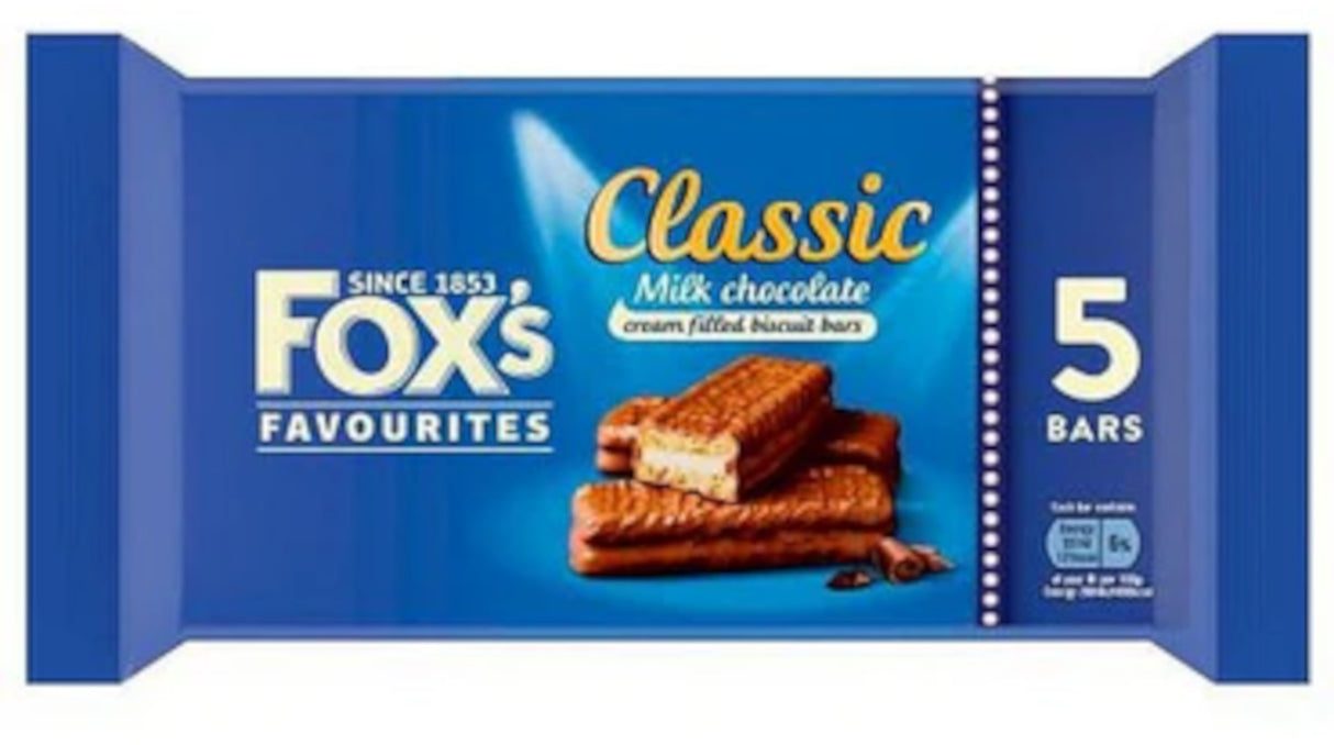 Fox's Classic Milk Chocolate 5 Bars