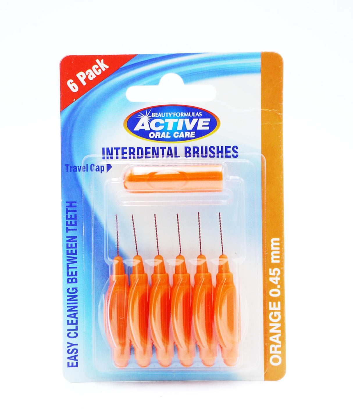 Beauty Formulas Interdental Brushes 0.45mm 6pk