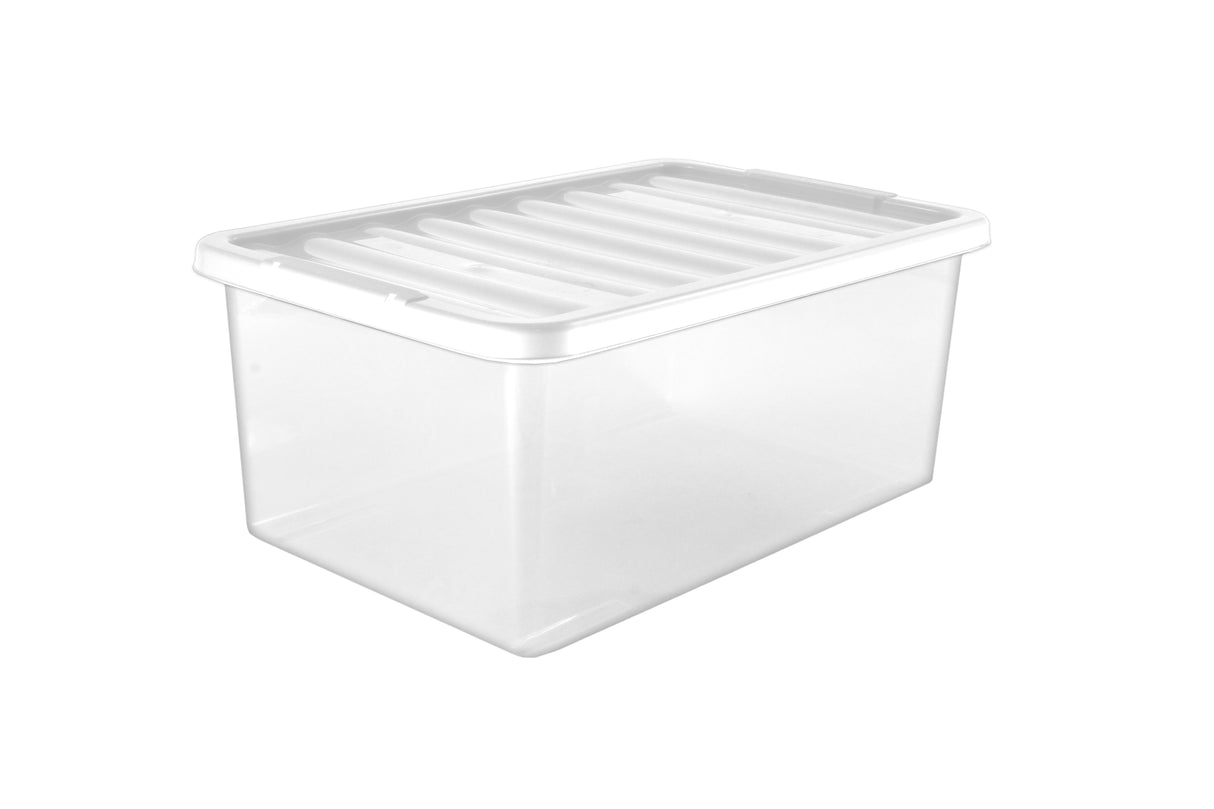 Maxi Stacking Box & Lid Clear