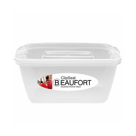 Square Food Storage Container with Clipped Lid