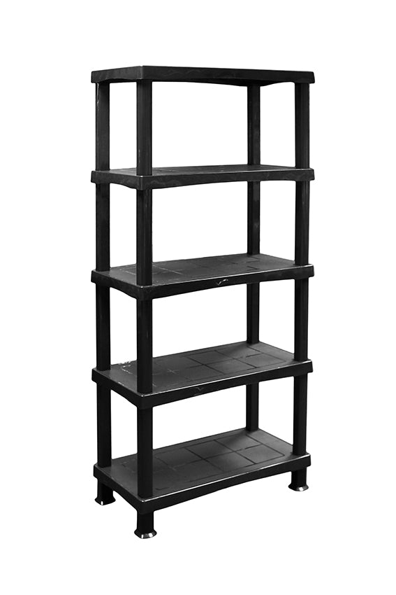 5 Tier Shelving Black