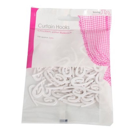 100 CURTAIN HOOKS