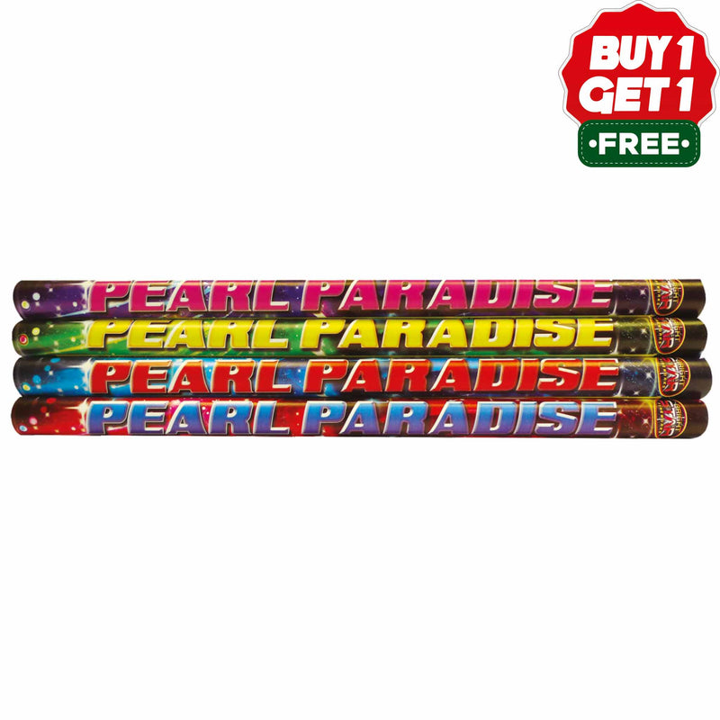 Pearl Paradise Roman Candles | 4 Piece