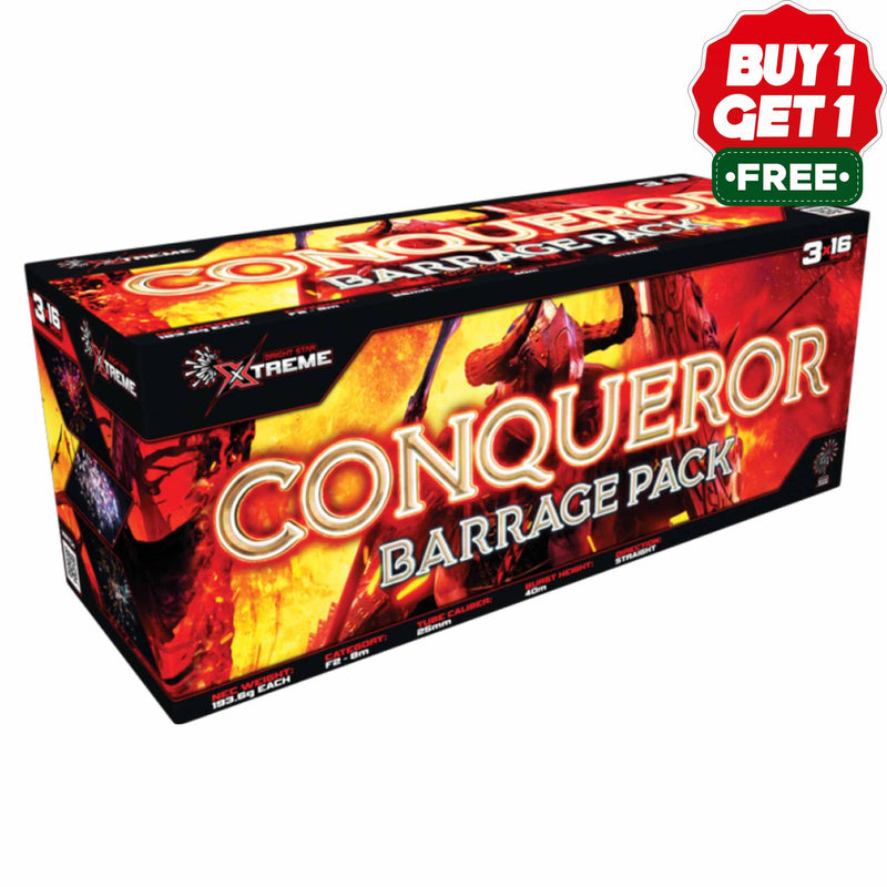 The Conqueror Barrage Pack | 16 Shot