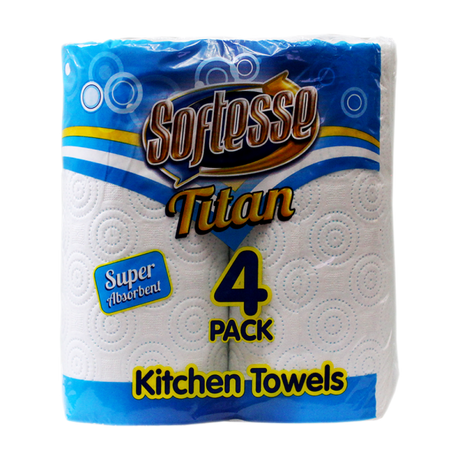 Softesse Titan 4 Pack Kitchen Towels