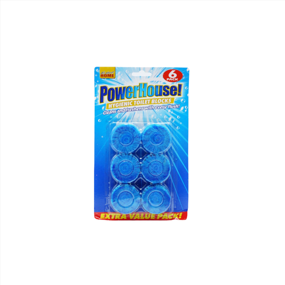 Power House Toilet Blocks Blue 6pk