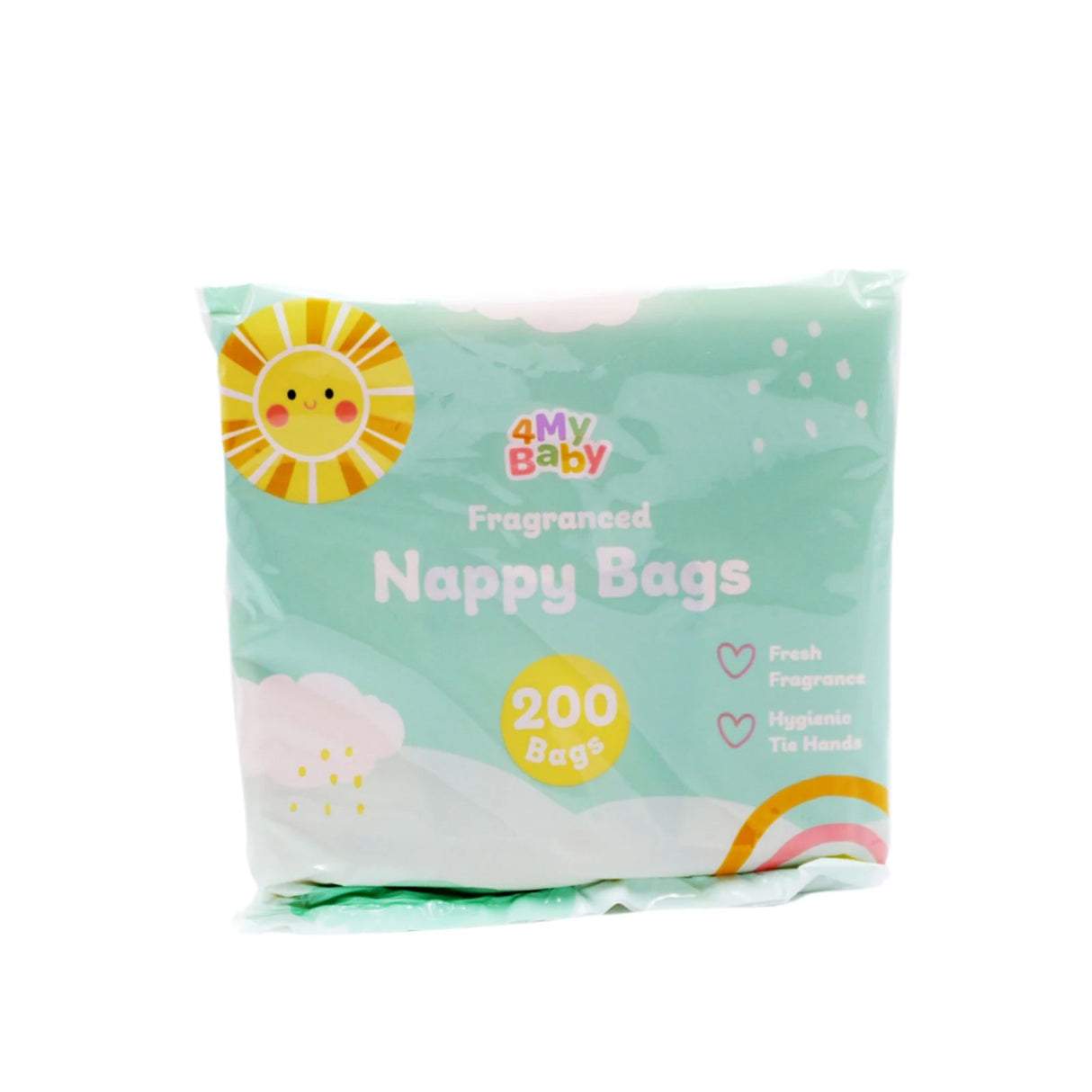 4my Baby Nappy Bags Fragranced 200 Bags