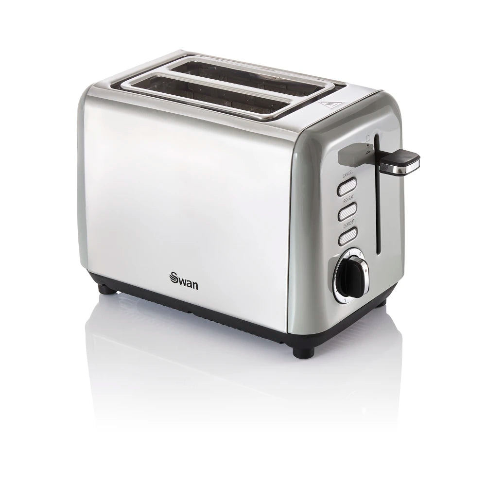 TownHouse Grey 2 Slice Toaster