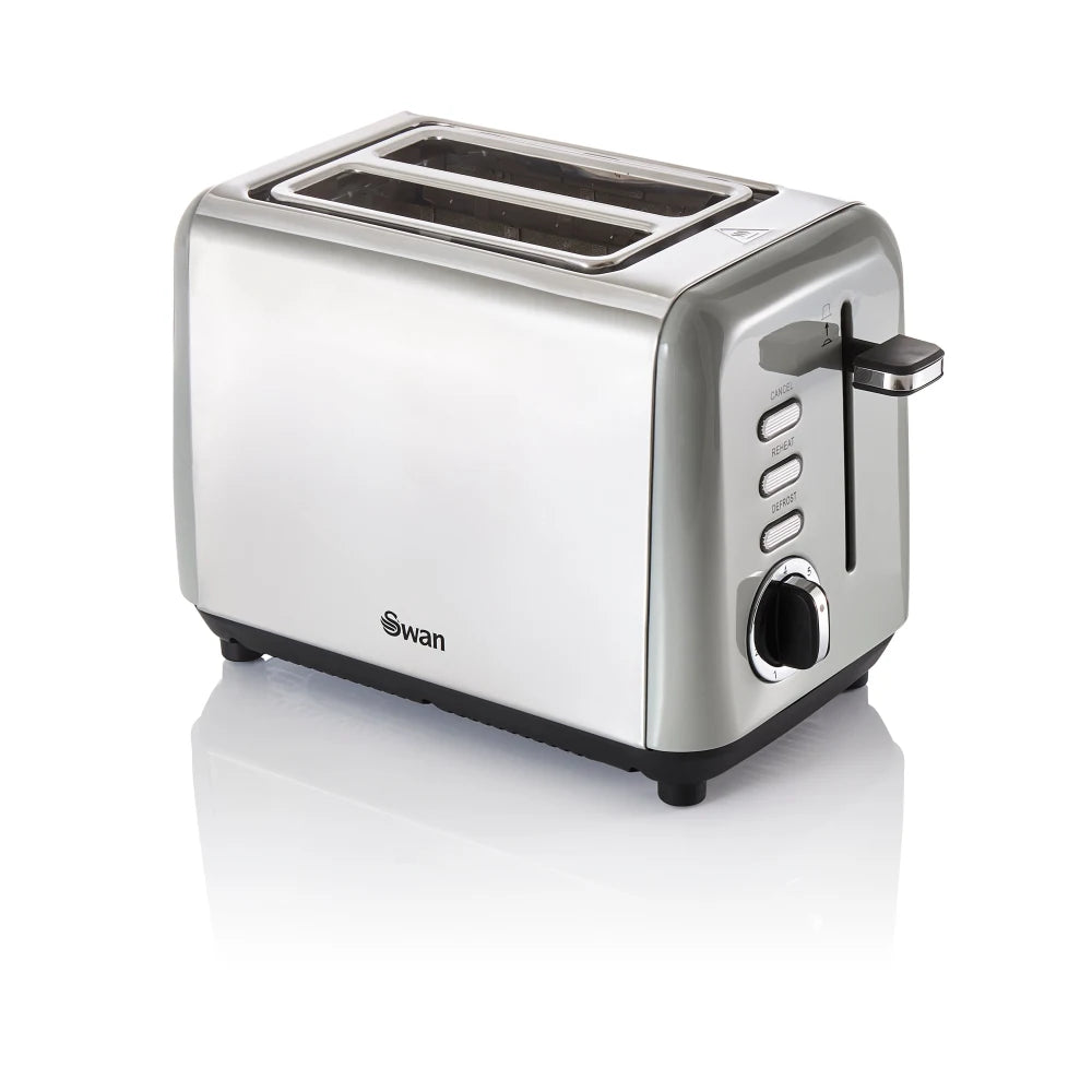 TownHouse Grey 2 Slice S/S Toaster