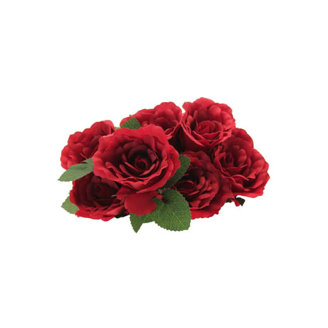 Eden Rose Bunch x 7 Red