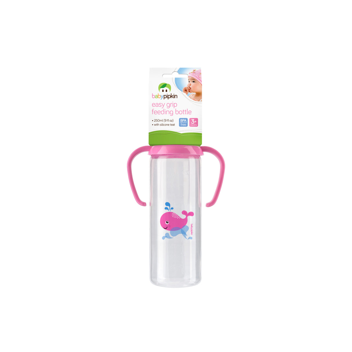 Easygrip Baby Feeding Bottle with Silicone Teat 250ml