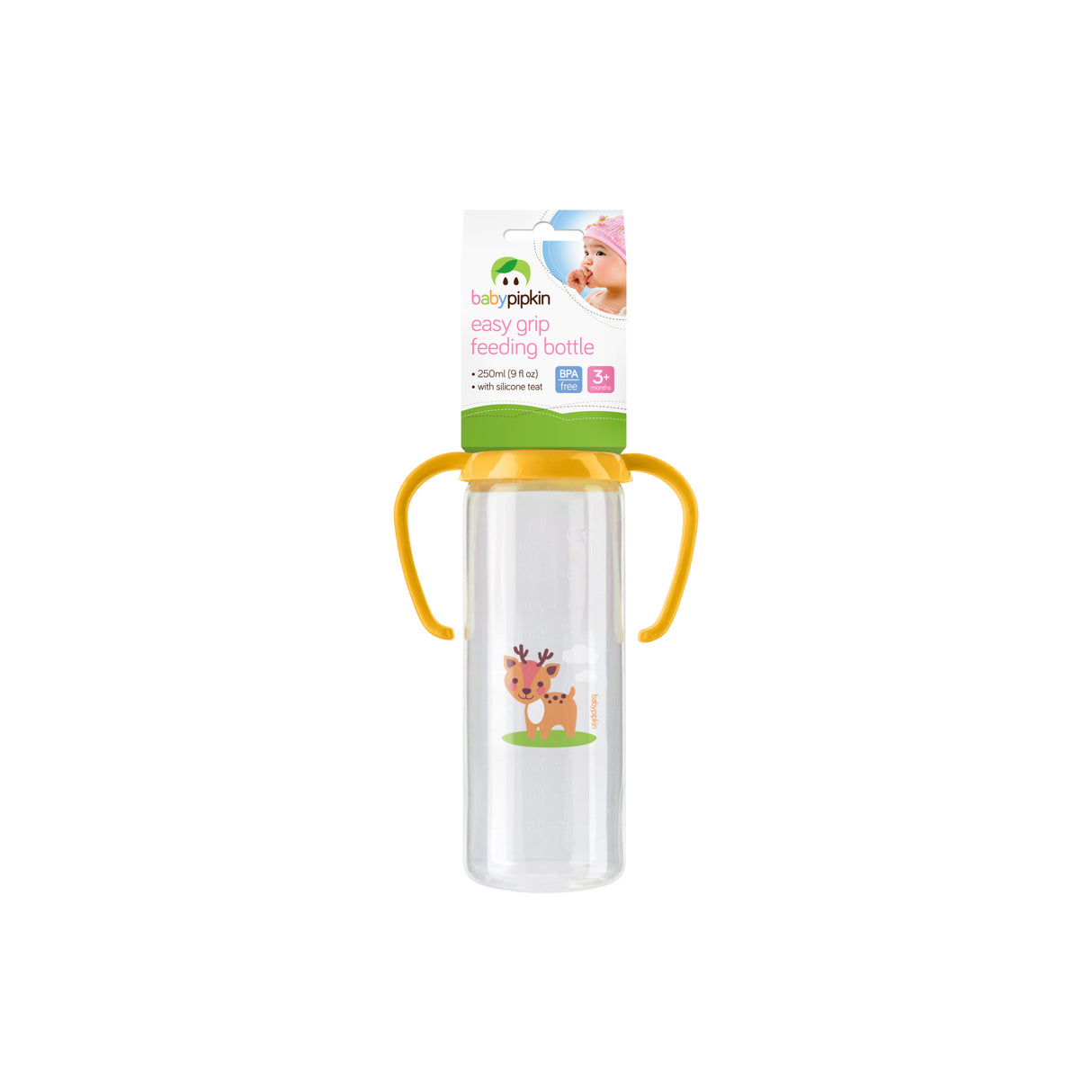 Easygrip Baby Feeding Bottle with Silicone Teat 250ml