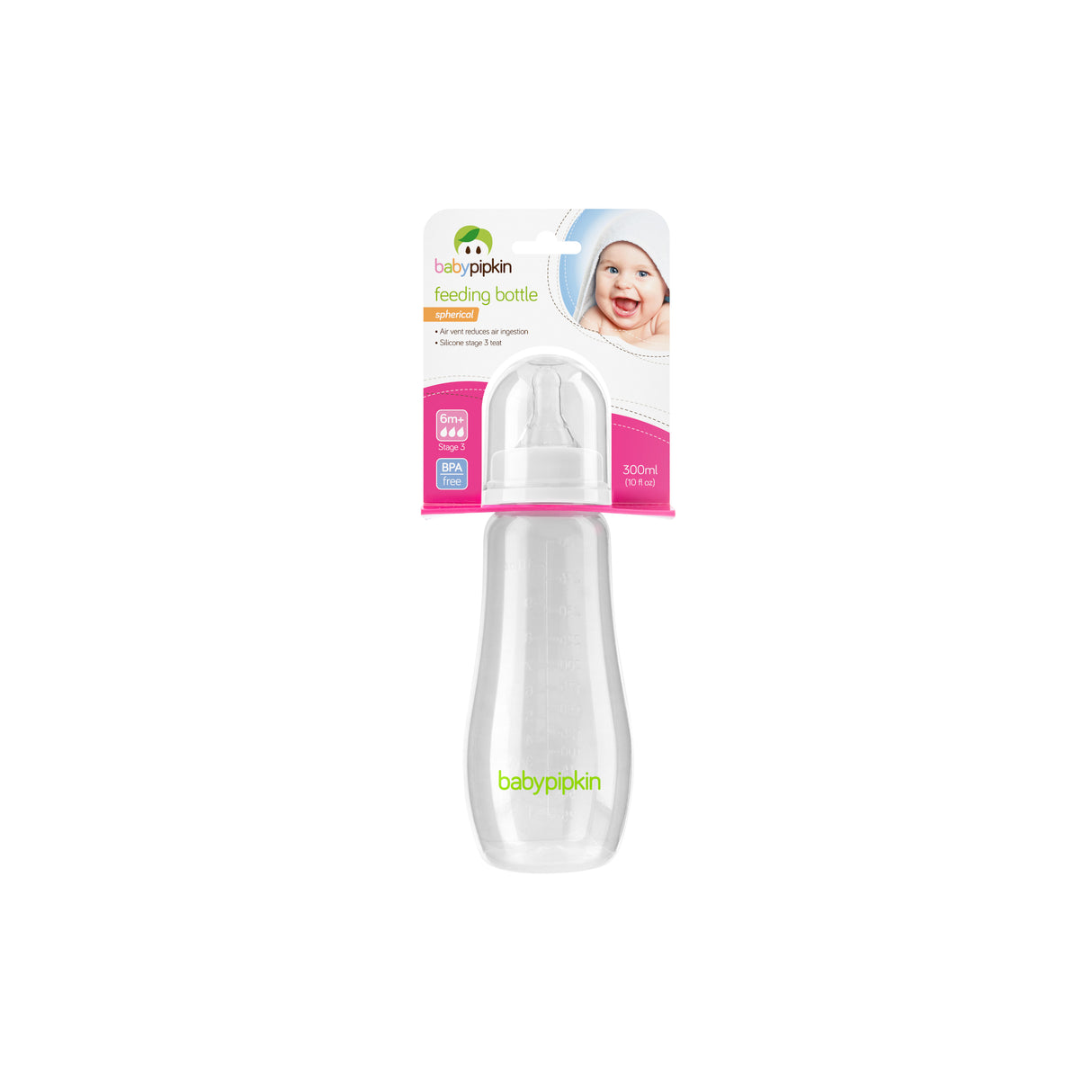 Round Baby Bottle 300ml