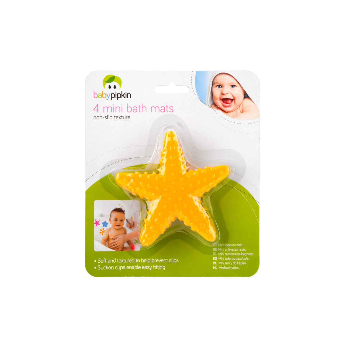 4 Mini Bath Mats (Starfish)