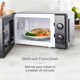 Tower 20L Microwave, 700W with 5 Power Levels & 35-Minute Timer – Black