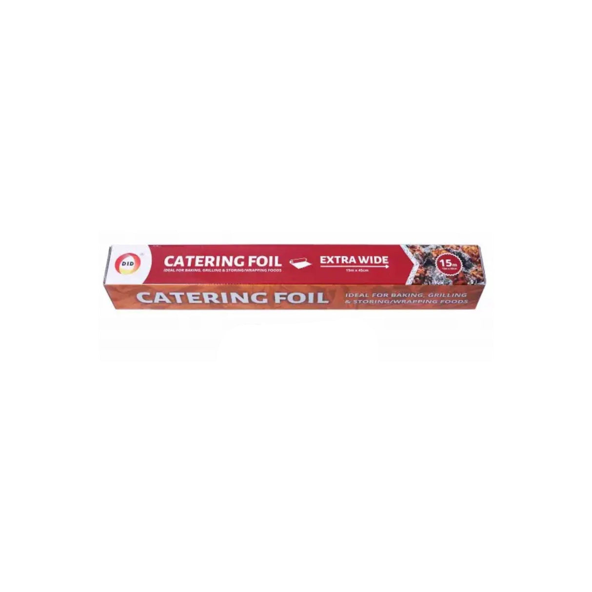 Catering Foil - 15m x 45cm, Heavy Duty for Cooking & Wrapping