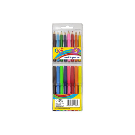 16 Piece Pencil & Pen Set