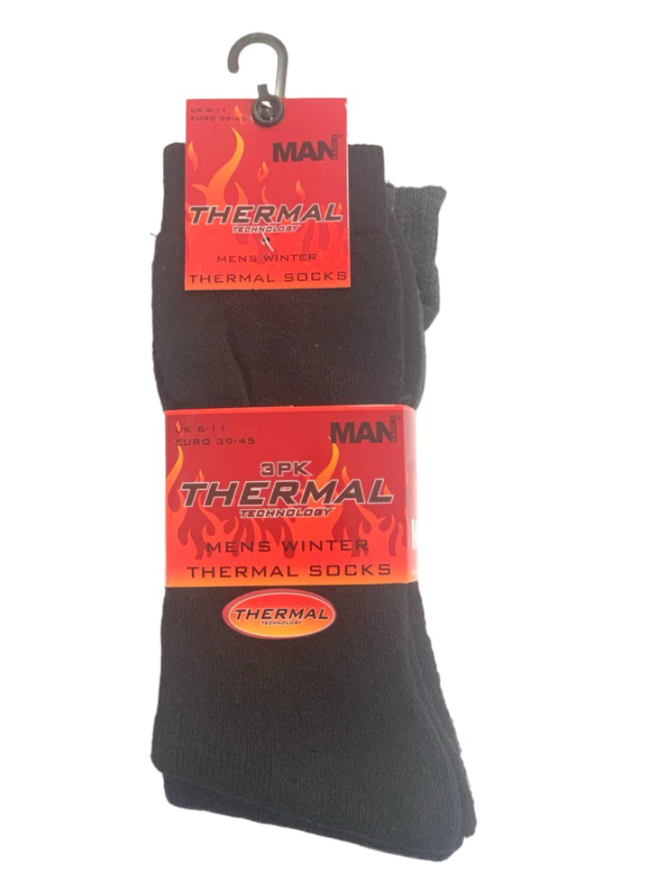 Men's Thermal Socks Black/Navy/Grey 3 Pack