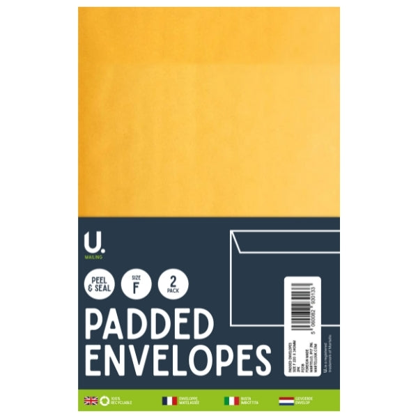 Padded Envelopes Size F 2 Pack