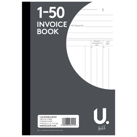 Invoice Book 1-70