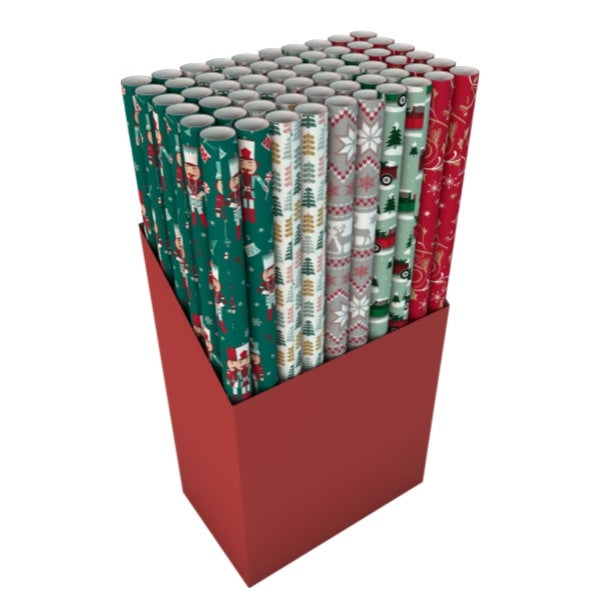 Xmas Festive Gift Wrap 2m x 70cm