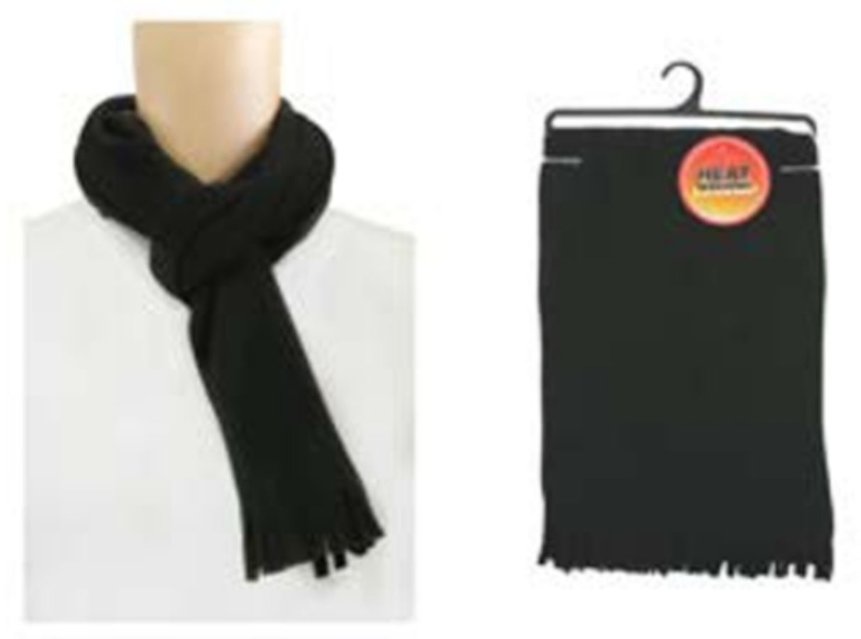 Men's 1pk Fleece Tassel Scarf