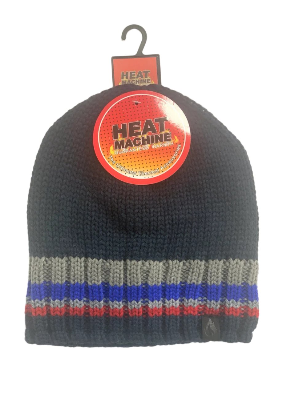 Men's 1pk Striped Rim Beanie