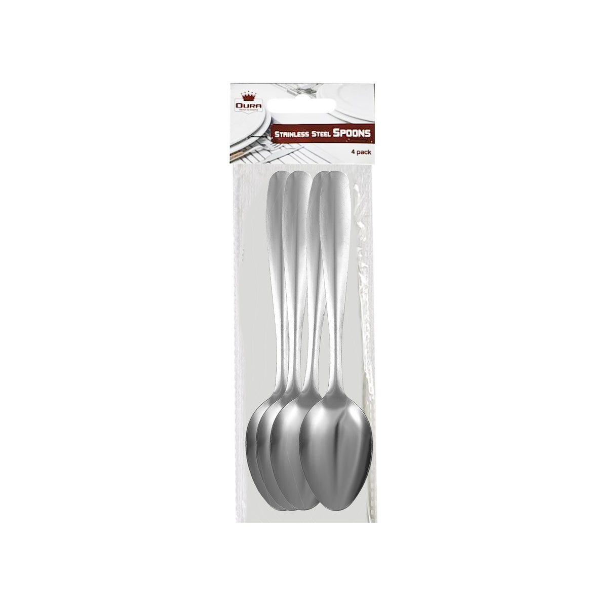 Stainless Steel Spoons 4pk