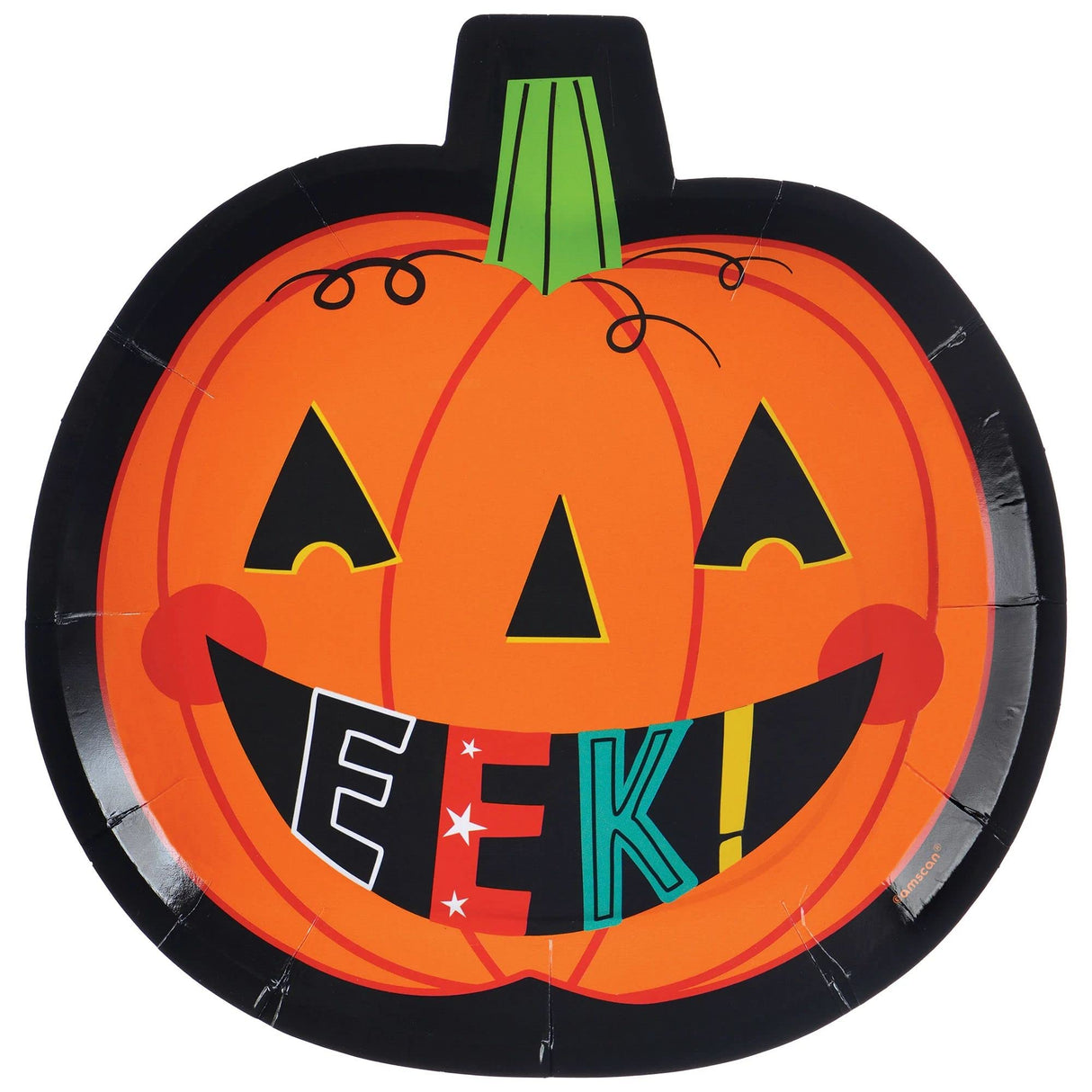 Halloween Eek Paper Plates 8 Pack