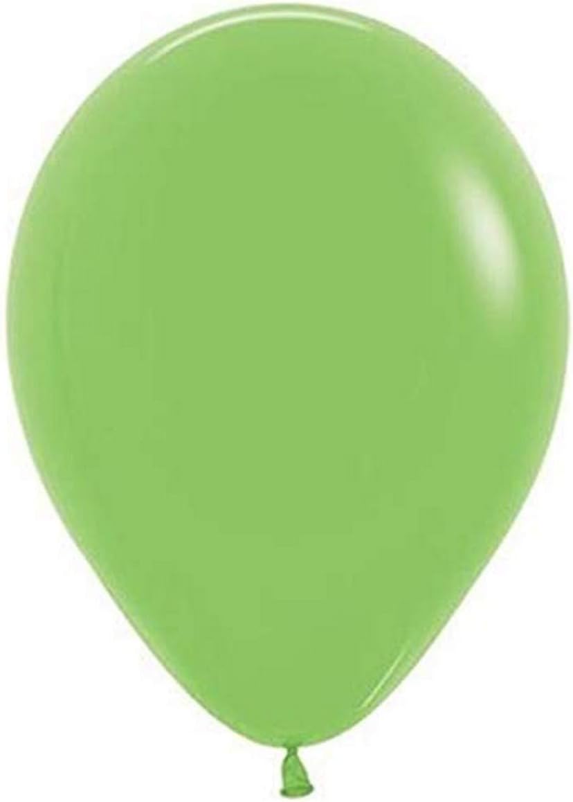 50 Balloon 15" Round Fashion Lime Green