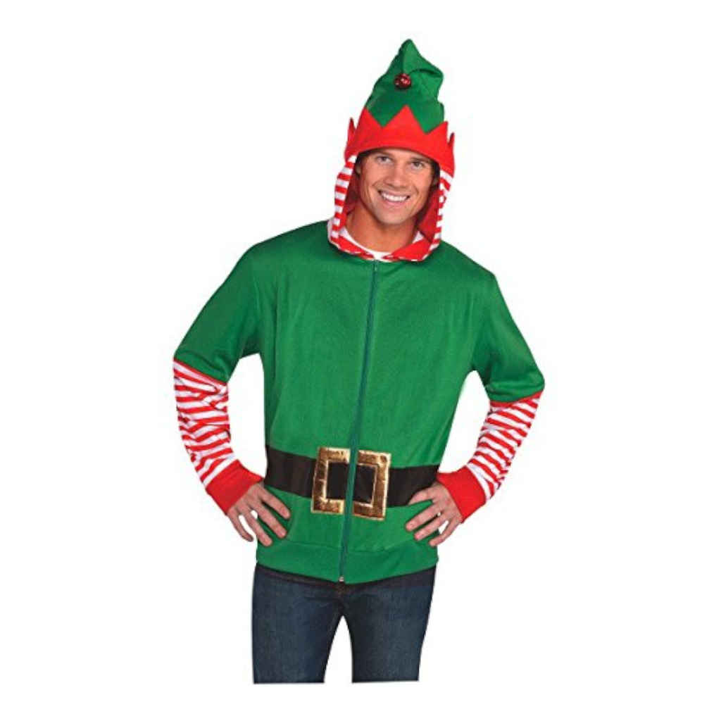 Elf Hoodie Adult One Size