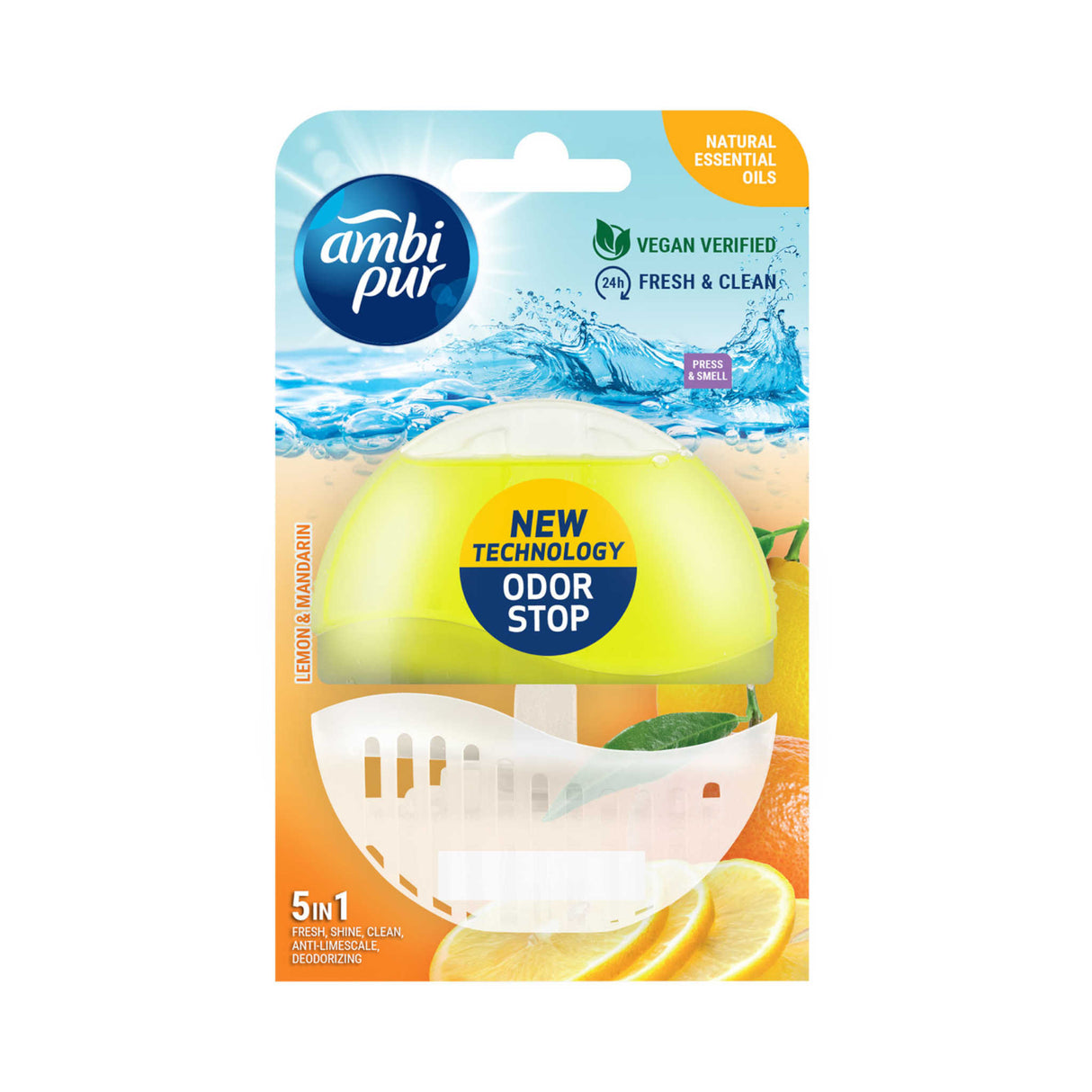 Ambi Pur Liquid Rim Lemon & Mandarin 55ml