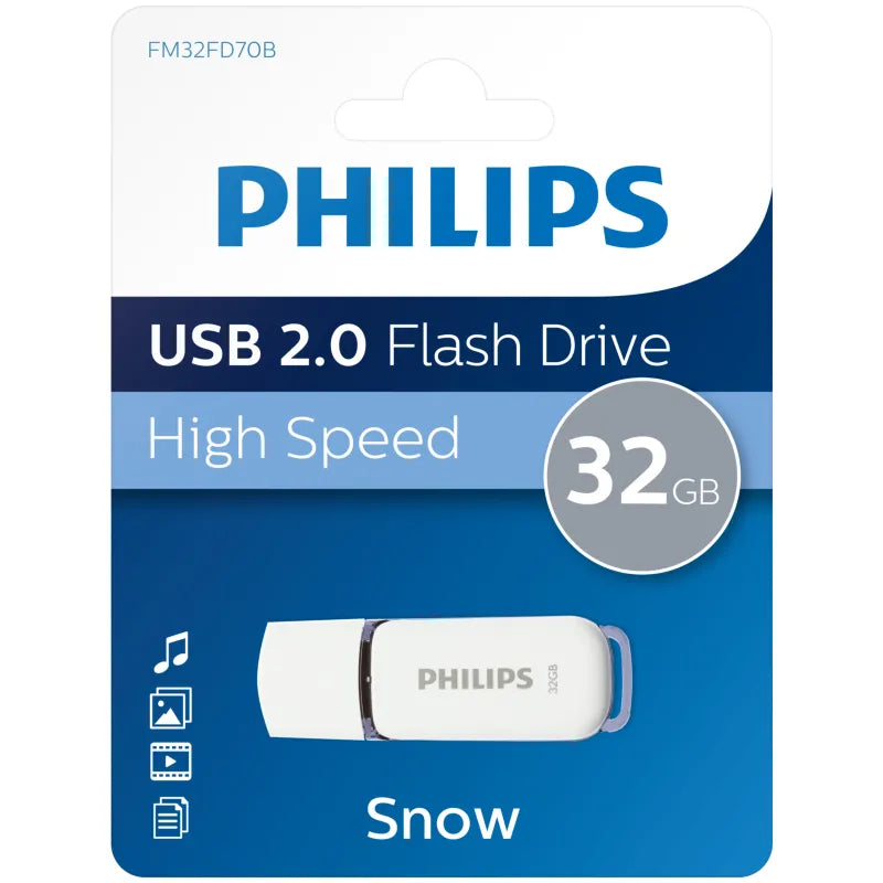 Philips USB 2.0 Flash Drive 32GB Snow Blue