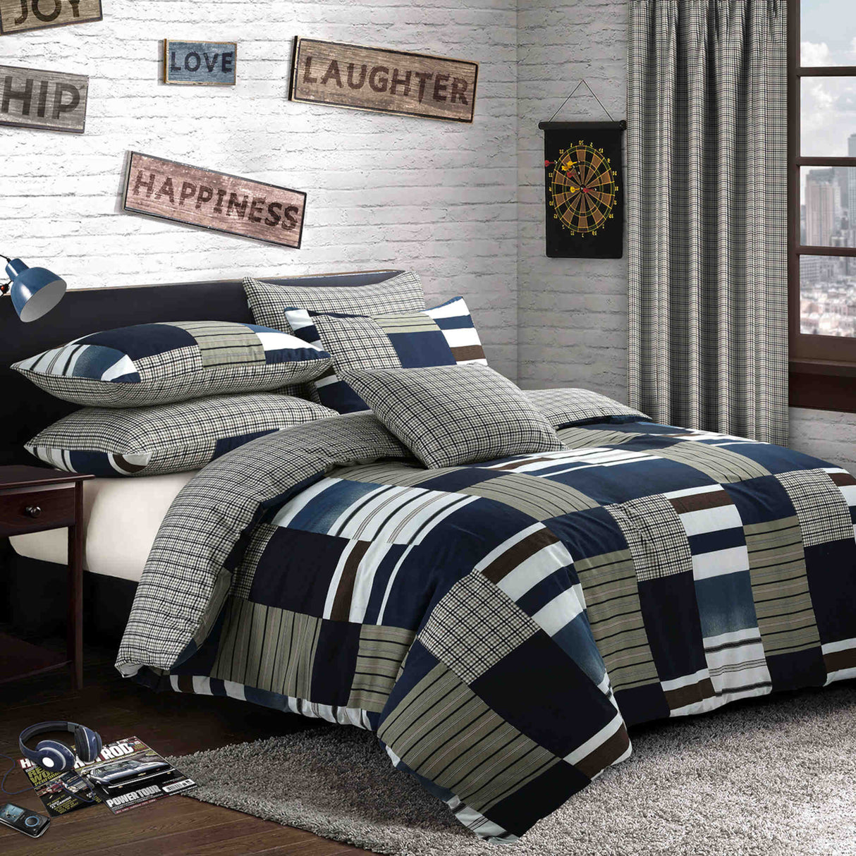 Denim Patchwork Duvet Set