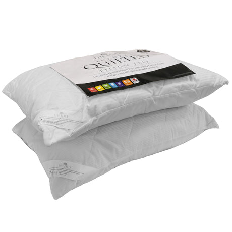 Luxury Pin Stripe Quilted Pillow Twin Pack